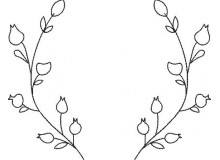 Stickdatei - Kranz 3 Doodle